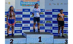Guaireña obtuvo medalla de oro en el Campeonato Sudamericano de   Ciclismo MTB